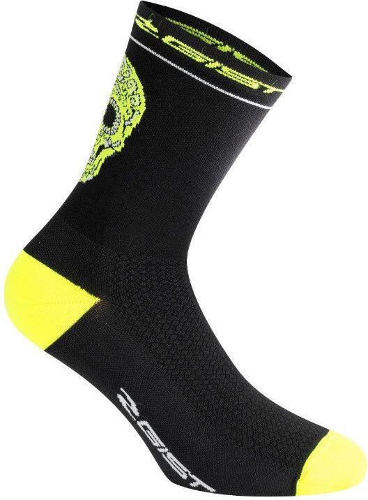 Fluorescent Yellow, Black