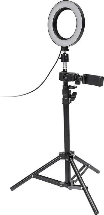 Produktbild JTI Selfie-Licht / Ringlicht (17 cm) und Ständer (Ringleuchte)