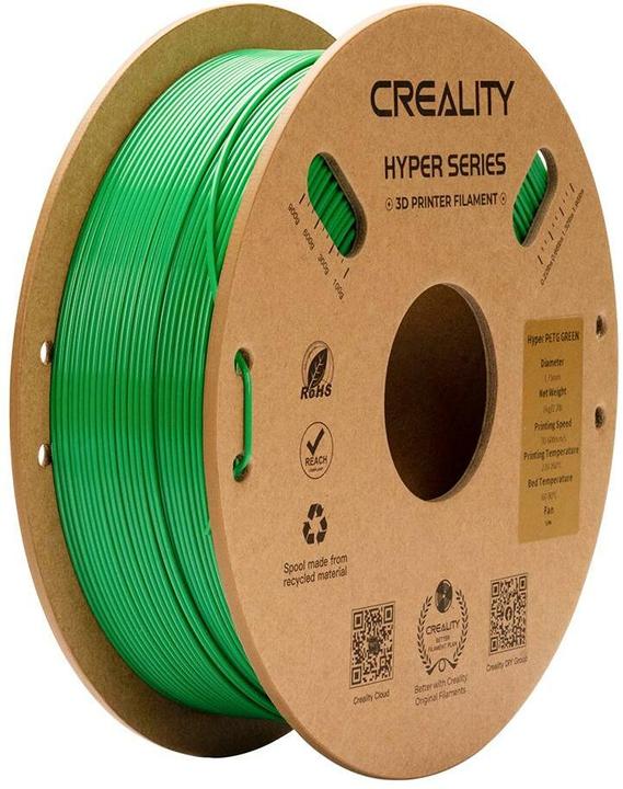 Actual product image Creality Filament PETG Hyper Green, 1.75 mm, 1 kg (PETG, 1.75 mm, 1000 g, Green)