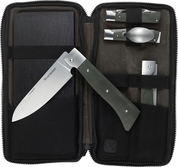 Actual product image Messermeister Adventure Chef 6-piece outdoor cutlery set, black