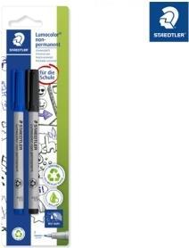 Actual product image Magni Lumocolor F non-permanent blue/black markers (Multinational, 0.60 mm, 2 x)