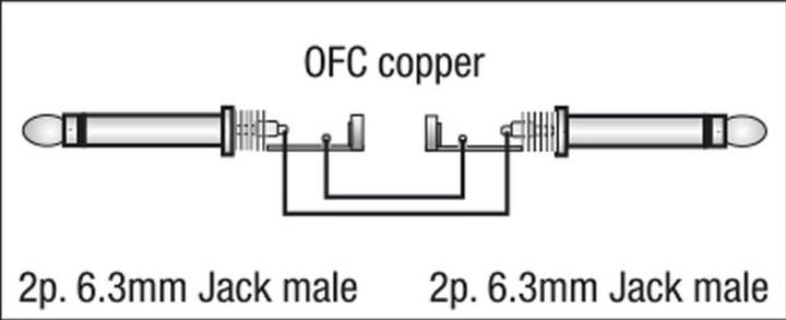 Actual product image DAP-Audio Fl05 (1.50 m, 6.3mm jack)