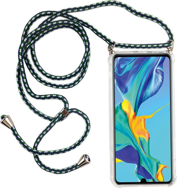 Produktbild König Design Huawei P30 Pro Handykette Hülle mit Band Case zum umhängen mit Kordel Etui Grün