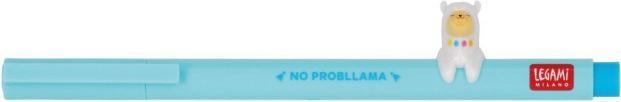 Actual product image Legami Roller gel pen Llama (Blue)