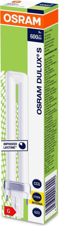 Produktbild Osram Dulux (G23, 9 W, 600 lm, 1 x, G)