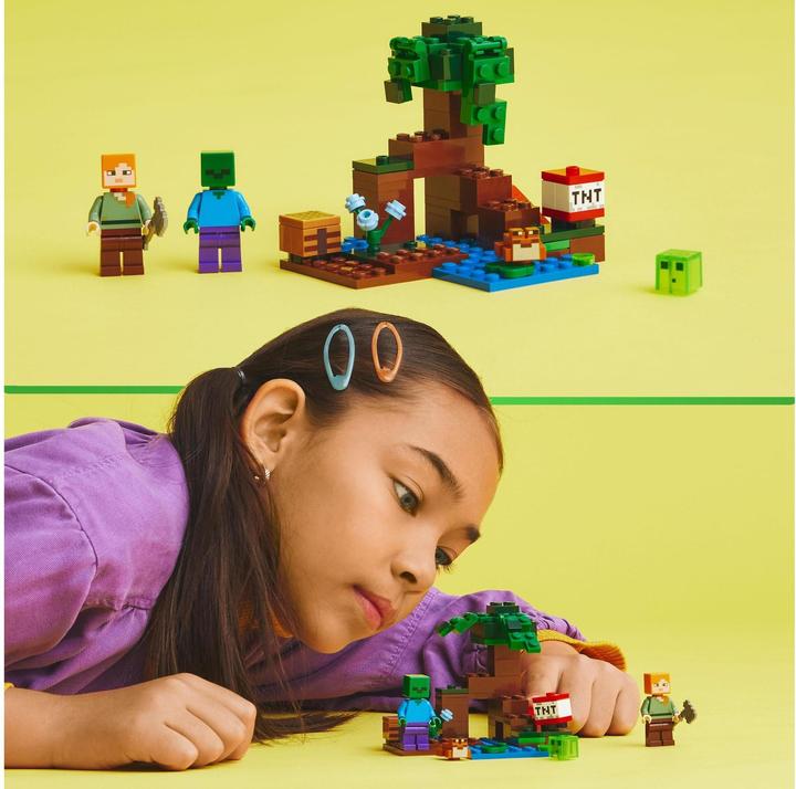 Actual product image LEGO The Swamp Adventure (21240, LEGO Minecraft)