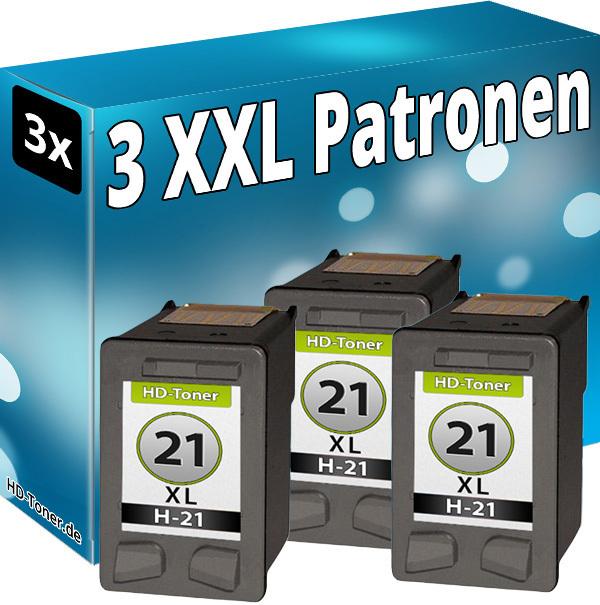Immagine prodotto Druckfuxx 3x TINTE PATRONEN für HP 21 XL DESKJET 3920 3940 D1360 D1460 D1560 D23