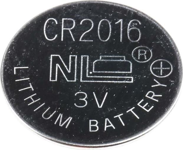 Rs Pro CR2016, LiMnO2 button cell Ø 20mm, 3V / 90mAh (5 pcs., CR2016, 90 mAh)