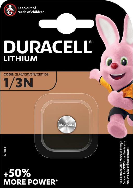 Produktbild Duracell Lithium (1 Stk., CR1/3N, 160 mAh)