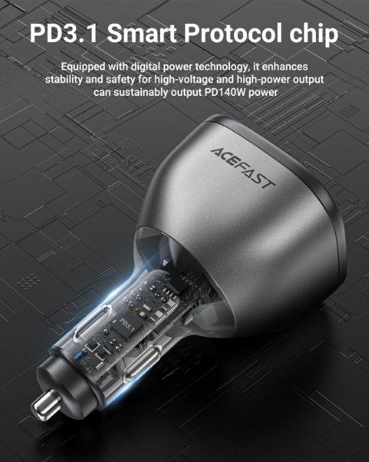 Productafbeelding Acefast B14 Autolader Autolader 165W