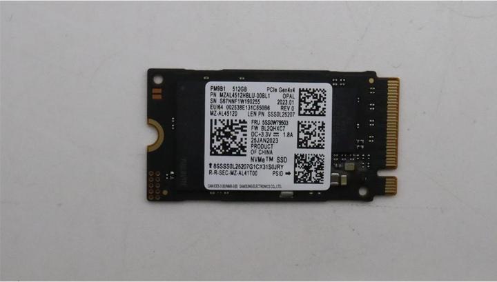 Actual product image Lenovo Ssd asm (512 GB, M.2 2242)