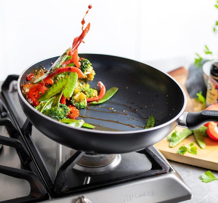 Image du produit Greenpan Poêle à wok 28cm (28 cm, Wok, Aluminium)