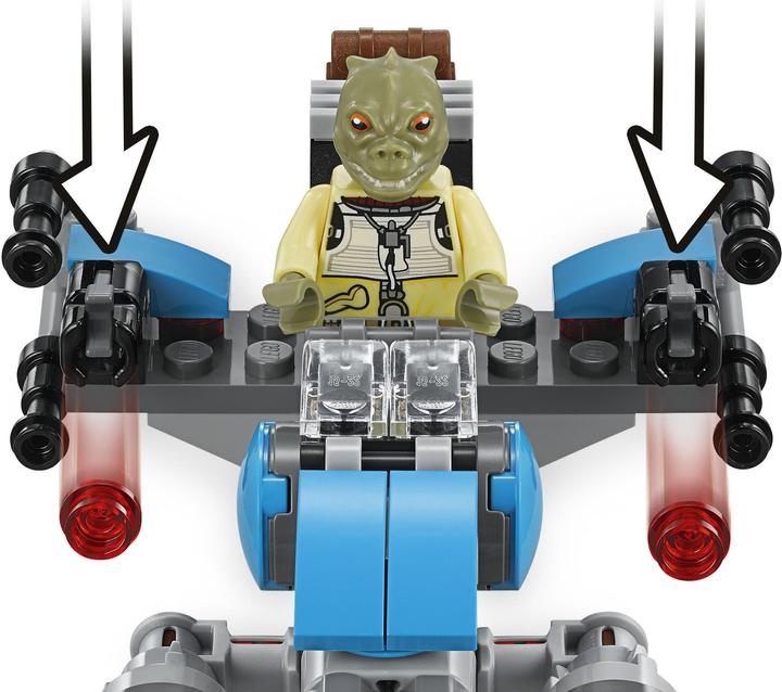 Actual product image LEGO Bounty Hunter Speeder Bike Battle Pack (75167, LEGO Star Wars)
