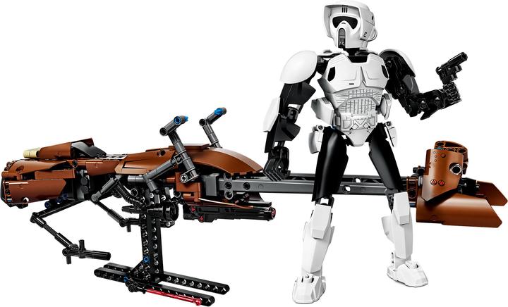 Actual product image LEGO Star Wars Scout Trooper Speeder Bike (75532, LEGO Star Wars)