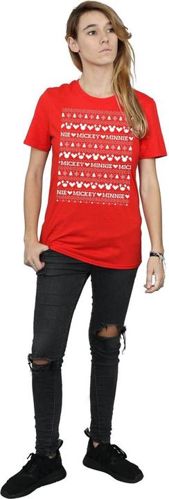 Produktbild Disney Mickey And Minnie Christmas Fair Isle TShirt (XL)