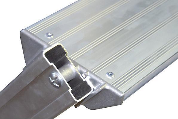 Actual product image Facal Aluminium ladder bridging, overall max. load 200 kg, 3 steps, platform 900 x 530 (Scaffolding, 90 cm)