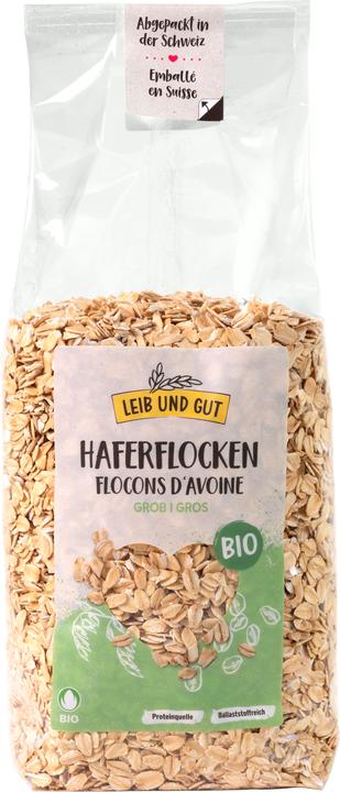 Leib und Gut Bio Hafer Flocken grob 500 g (500 g)