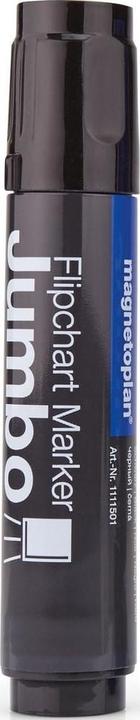 Produktbild Magnetoplan JUMBO - Flipchart Marker (Schwarz, 10 mm, 4 x)