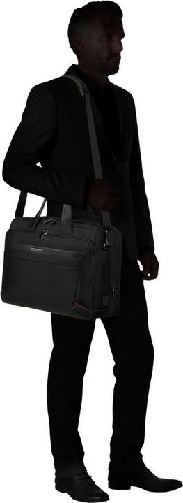 Immagine prodotto Samsonite Pro-DLX6 borsa a tracolla da 17,3 pollici, nero (17.30", Universale)