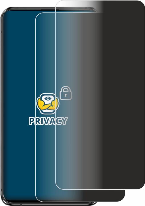 Produktbild BROTECT Sichtschutzfolie Anti-Spy Privacy Folie Blaulicht-Schutz (2 Stück, Asus Zenfone 7 Pro)