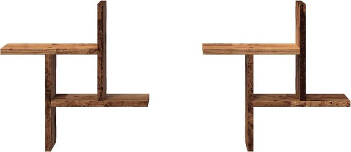 Immagine prodotto VidaXL Mensole a muro 2 pezzi look (38 x 12 x 38 cm)
