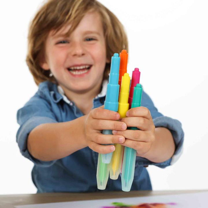 Actual product image Ses Blow airbrush felt tip pens (Turquoise, Pink, Orange, Green, Purple, Yellow, Blue, 7 x)