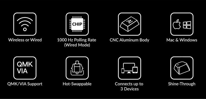 Actual product image Keychron Q1 Pro (CH, Cable)