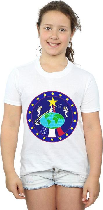 Immagine prodotto Nasa Classic Globe Astronauts Maglietta Ragazze (152, 158)