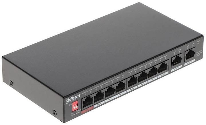 Actual product image Dahua Technology PoE DH-PFS3010-8GT-96 Unmanaged Gigabit Ethernet (10/100/1000) Power over Ethernet (10 Ports)