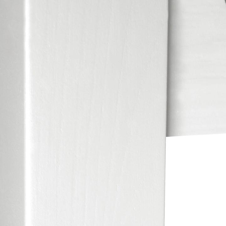 Produktbild Jamb Palettenbett Holzbett 140x200cm Massivholz Weiss (140 x 200 cm)