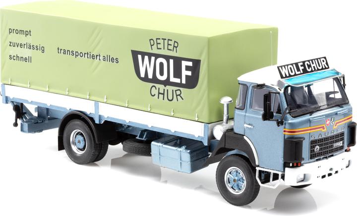 Image du produit AutoCult Saurer D250B Plateau bâche Peter Wolf Chur