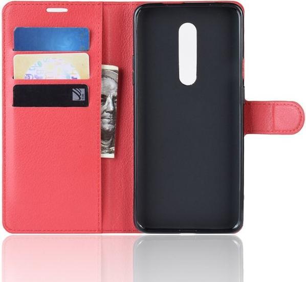 Actual product image MU Classic Litchi Leather Bookcover Series (OnePlus 7 Pro)