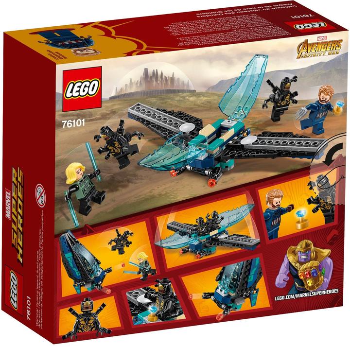 Immagine prodotto LEGO Attacco della navicella Outrider (76101, LEGO Marvel)