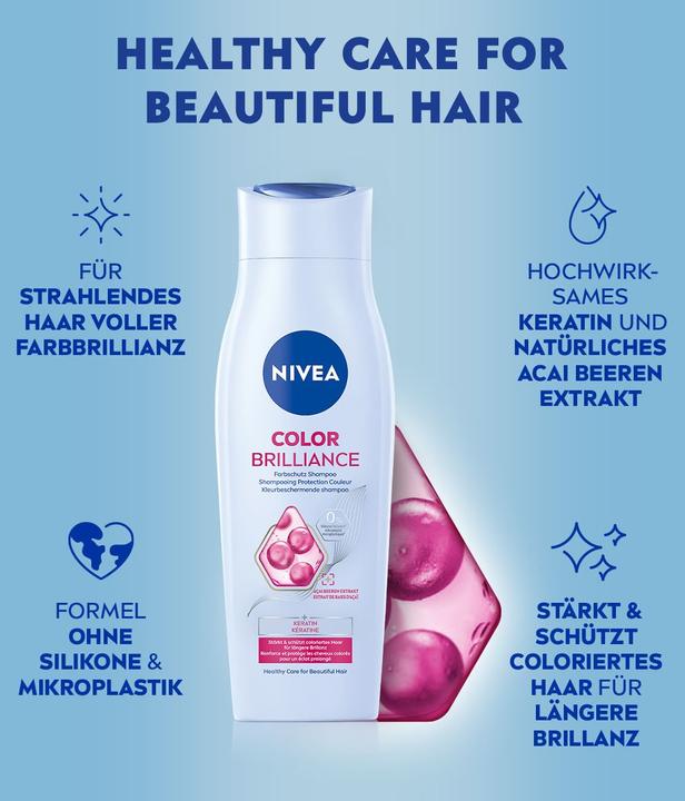 Actual product image NIVEA Colour Brilliance (250 ml, Liquid shampoo)