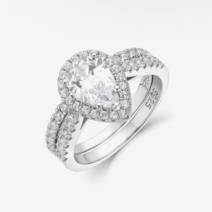 Produktbild Sensora Jewelry Saphir Ring Set (50, 925 Silber)
