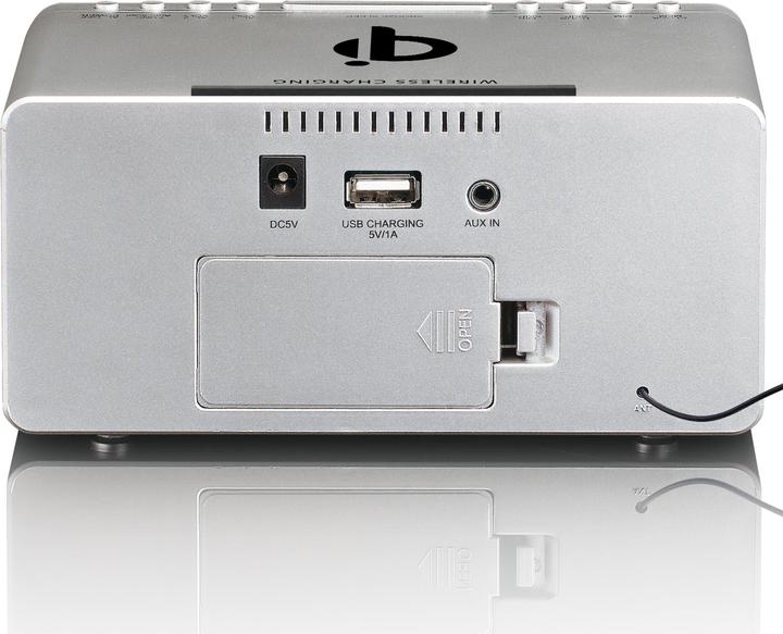Produktbild Lenco CR-550, Radiowecker, FM, Silber