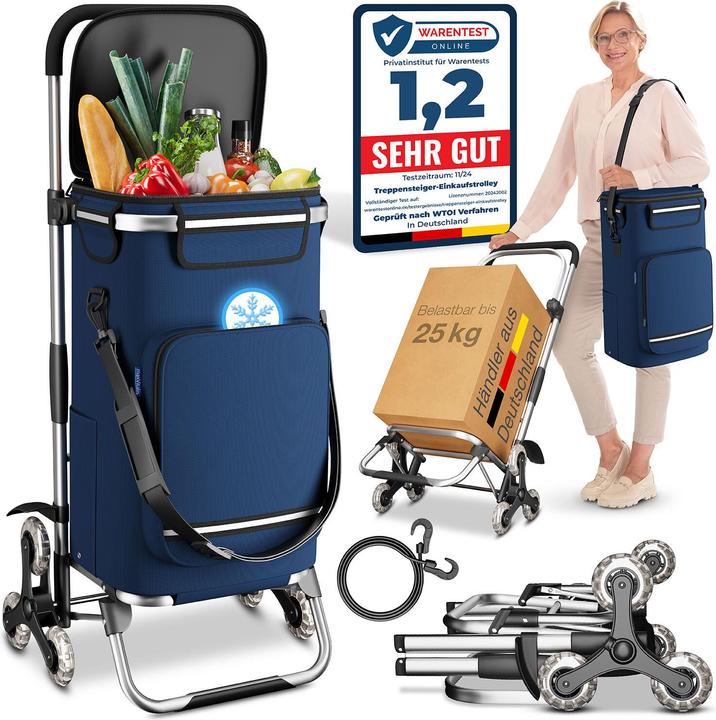 Aktivshop Treppensteiger-Einkaufsroller Premium