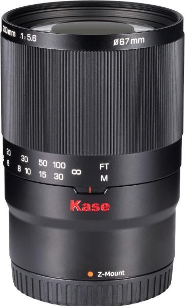 Image du produit Kase 200mm f/5.6 MC Reflex Objectif à miroirs pour Nikon Z Mount (Nikon Z, Plein format, APS-C / DX)