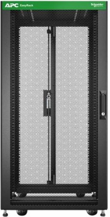 Produktbild APC Easy Rack /24U/1000mm with Roof Side panel castors feet and 4 Brackets No Bottom (24 HE, 19 Zoll Rack)