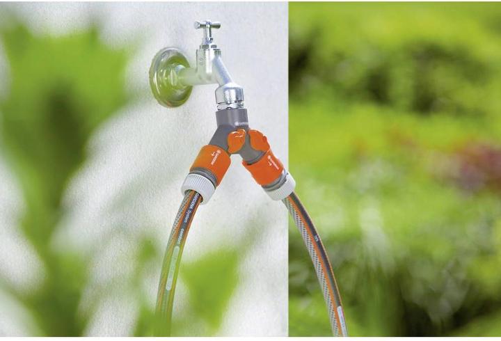 Actual product image Gardena Two-way valve (Tap adaptor, Multi-coupling, 13 mm)
