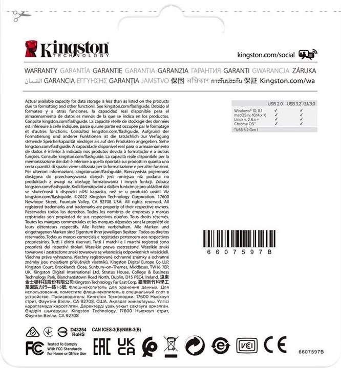 Produktbild Kingston DataTraveler Exodia 2-Pack (64 GB, USB 3.2, USB-A)