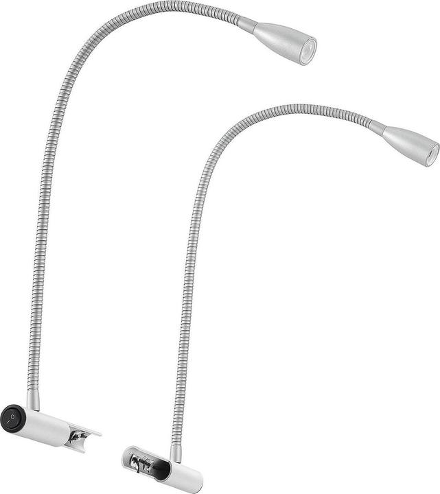 Prios Lindby Apolonia Lampe LED pour montage en saillie sur meuble, lot de 2 (90 lm)