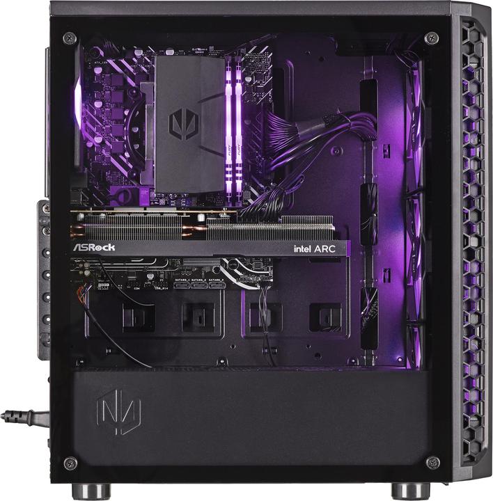 Image du produit Actina 5901443339281 PC Midi Tower AMD Ryzen™ 5 5600 DDR4-SDRAM SSD AMD Radeon RX 7700 XT Noir (AMD Ryzen 5 5600, 32 Go, 1000 Go, Radeon RX 7700 XT)