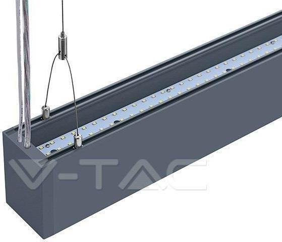 Image du produit V-TAC VT760S LED linéaire Haut Bas Barre lumineuse SAMSUNG Chip 60W Suspension Argent Boîtier 4000 (6000 lm)