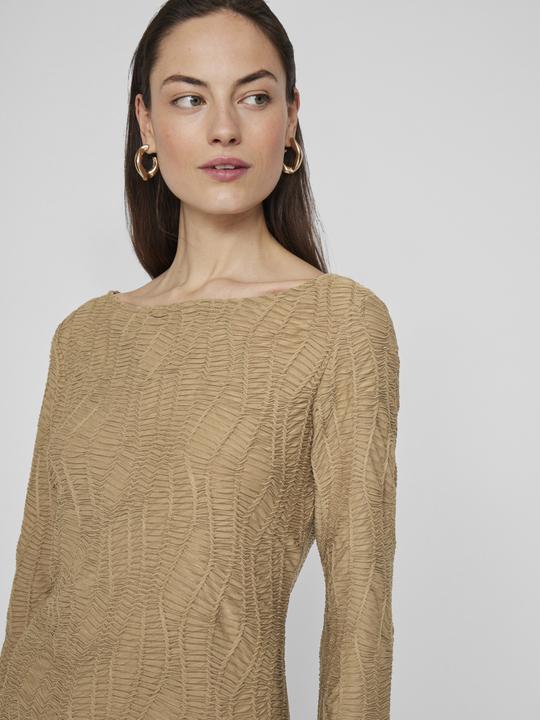 Actual product image Vila Boat-neck top with long sleeves (L)