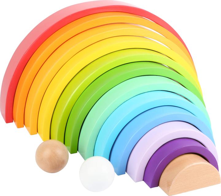 Immagine prodotto small foot Arcobaleno con blocchi di legno XL
