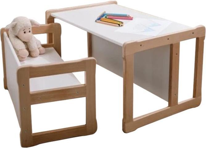 Immagine prodotto Activity Board Regalo per un bambino. Mobili Waldorf - set per la camera dei bambini con due panchine (Poltrona per bambini)