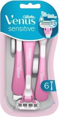 Actual product image Gillette Disposable Razors Venus Sensitive - 6 Pieces