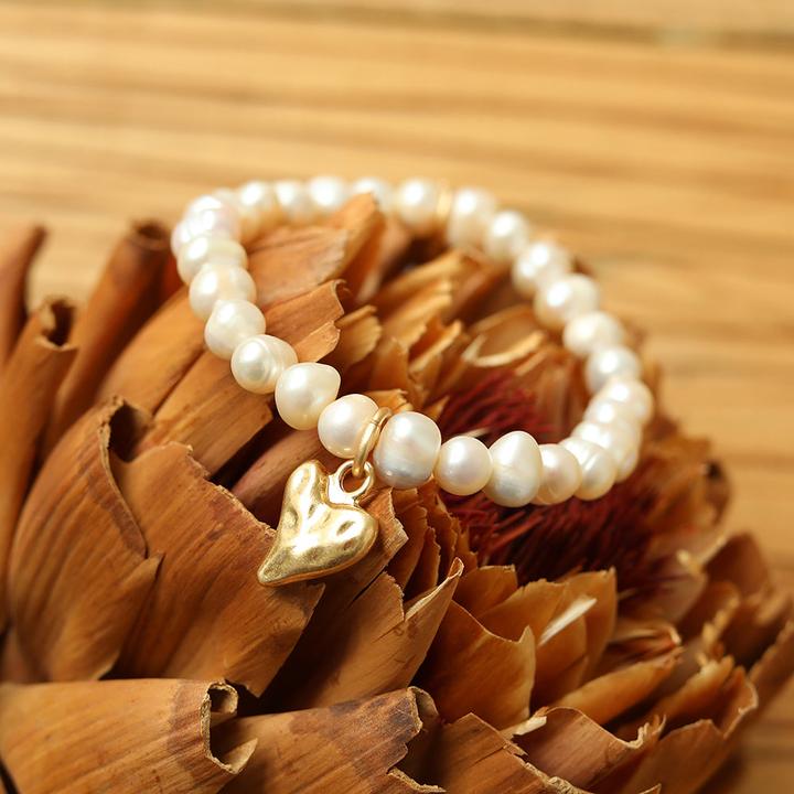 Actual product image Andreani Bracelet with genuine freshwater pearls (8 cm, Pearls)