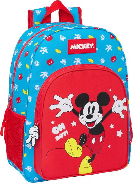 Mickey Mouse Club House Schulrucksack Mickey Mouse Clubhouse Fantastic Blau Rot 33 x 42 x 14 cm